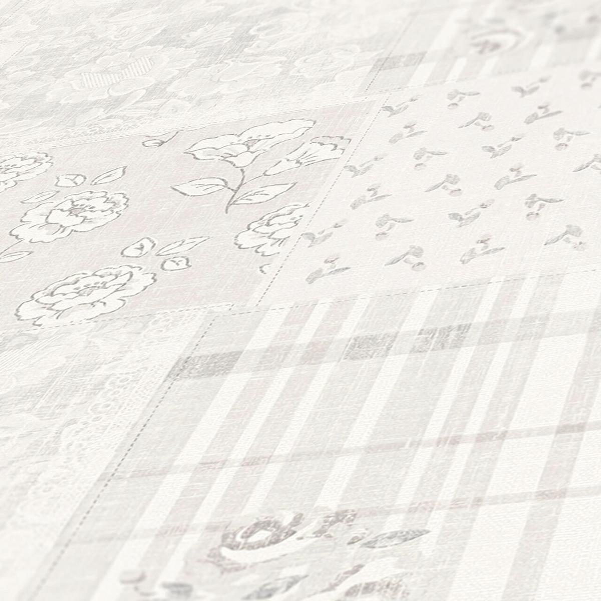 VLIESTAPETE Grau 53/1005 cm - Weiß, Kunststoff/Textil (53/1cm) - KUNSTLOFT