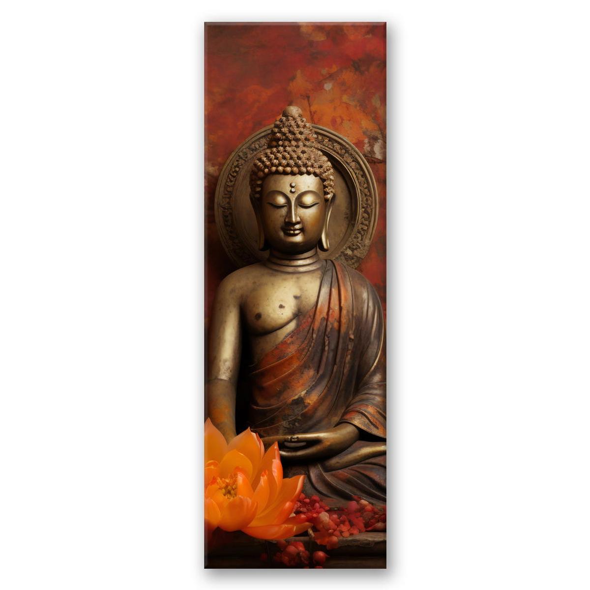 KUNSTDRUCK Braun 40/120 cm - Braun, Textil (40/120cm) - KUNSTLOFT