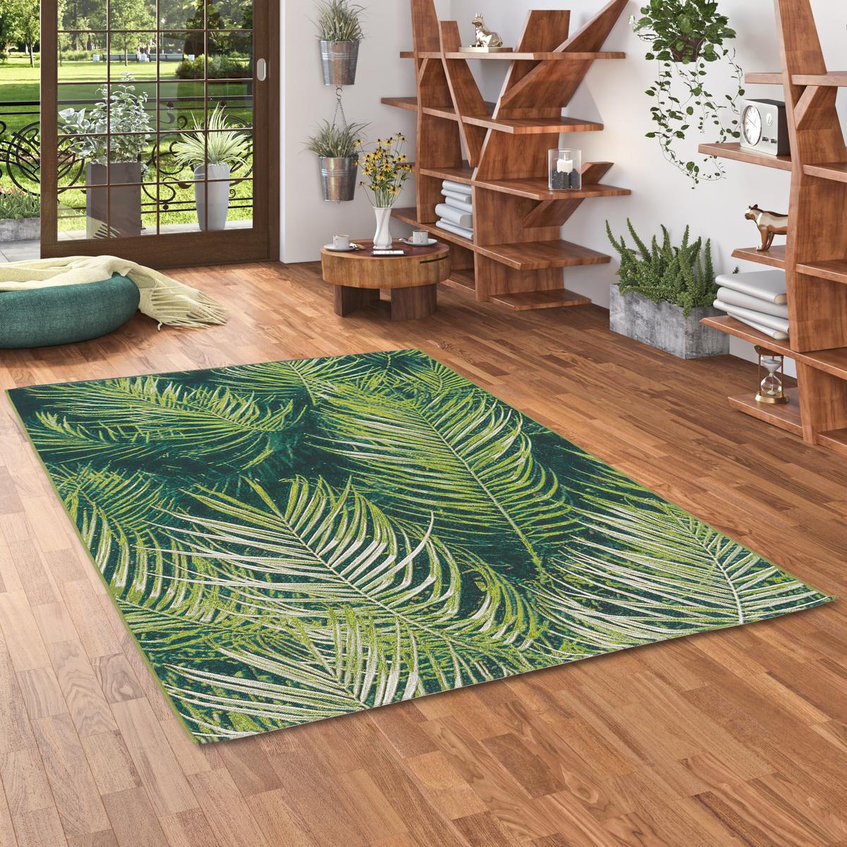 IN- UND OUTDOOR TEPPICH MALIBU - Grün, Textil (120/170cm) - Pergamon