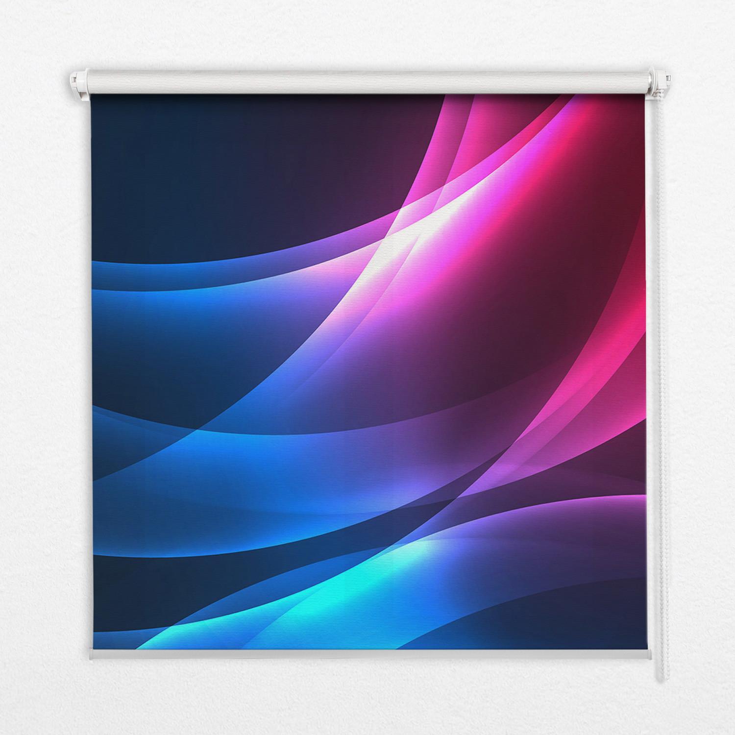 INNENROLLO - Fensterrollo - Rollo - 100x140 cm - Farbenfrohe Animation - Blau, Kunststoff (100/140/0.5cm) - TULUP