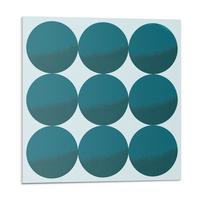 WANDPANEEL 20 Stück 20x20 cm selbstklebend Sferra - Jadegrün, Kunststoff (20/1.6/20cm) - Wallfluent