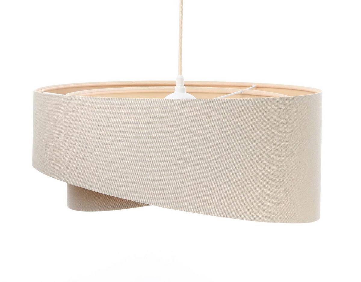 HÄNGELEUCHTE Beige 50/23 cm - Beige, Kunststoff (50/1/23cm) - ONZENO