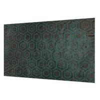 FOTOTAPETE 416x254 cm - Geometrisches Muster - Braun, Textil (416/254cm) - Wallfluent