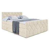 BOXSPRINGBETT CATOR-Z KING - 140x200 - H3/H4 - Beige - Beige, Holzwerkstoff (140/200cm) - ALTDECOR
