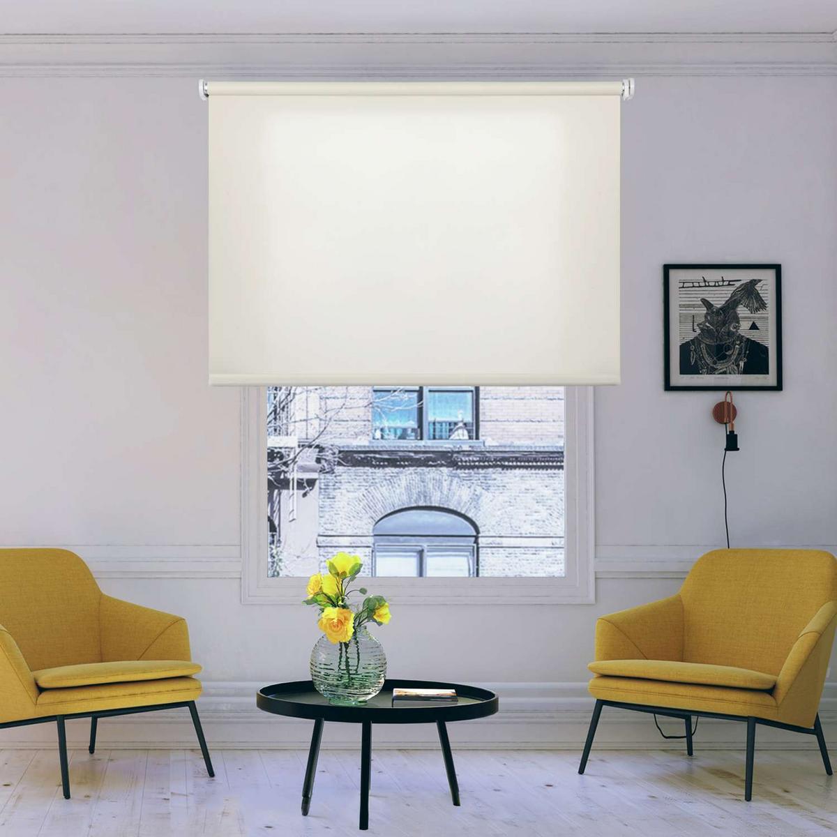 ROLLO Ekrü, 200 cm x 250 cm - Beige, Kunststoff (200/250cm) - STORESDECO