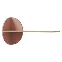 KINDER-WANDREGAL Lexi 17 - Eichefarben/Rosa, Holzwerkstoff (82/45/25cm) - MIRJAN24