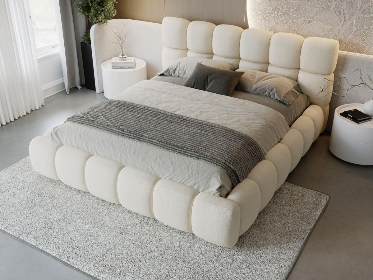 POLSTERBETT Modo 160x200 Beige - Beige, Textil (160/200cm) - Graingold