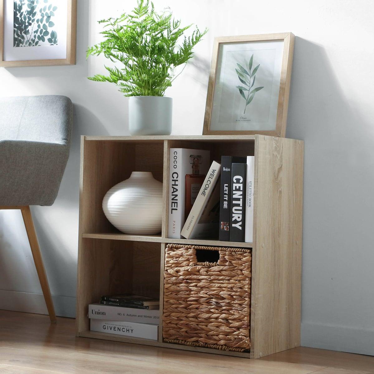 REGALMÖBEL mit 4 Fächern 29,5/61,5/29,5 cm - Eichefarben, Holzwerkstoff (61.5/61.5/29.5cm) - Calicosy