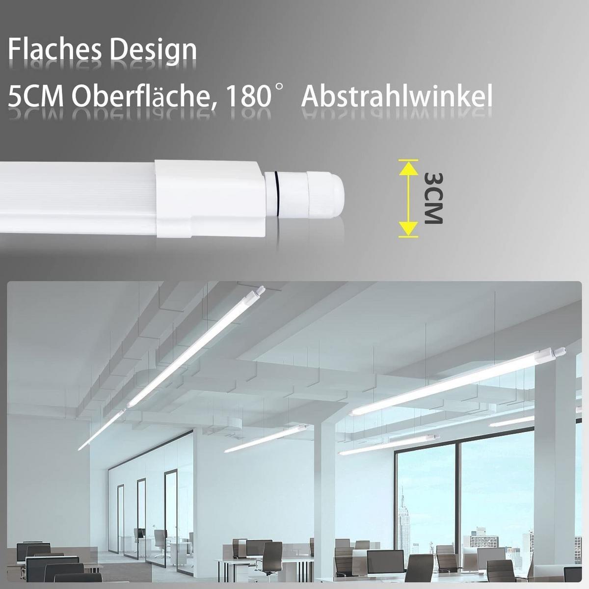 LED-DECKENLEUCHTE 120/5.1/3.1 cm - Weiß, Kunststoff (120/5.1/3.1cm) - Nettlife