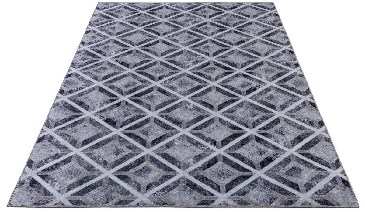 KURZFLORTEPPICH Serena 50x80 cm - Grau, Textil (50/80cm) - Gino Falcone