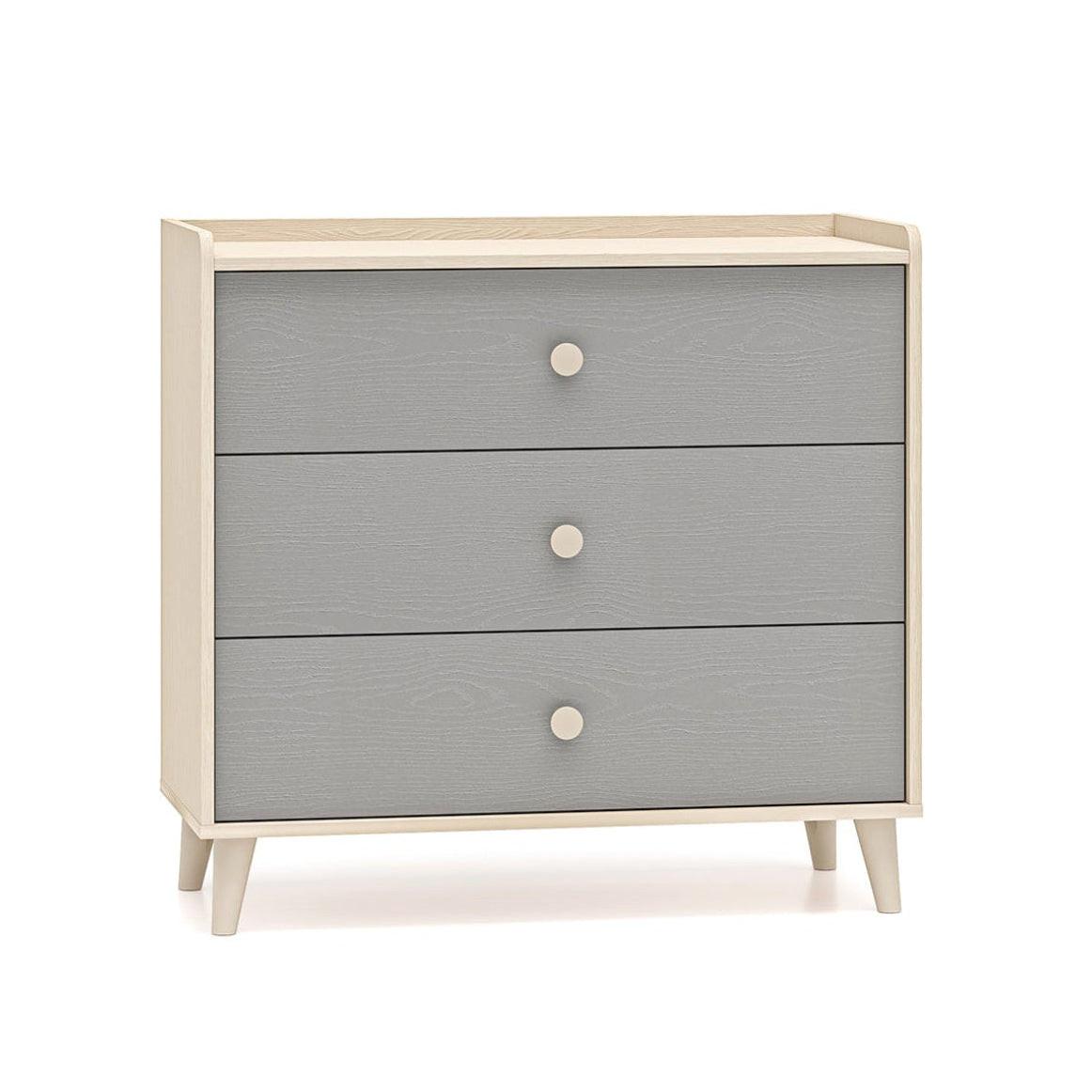 KINDERKOMMODE Alycia Beige - Grau - Holzeffekt - Grau, Holz (90/85/40cm) - Petits-meubles