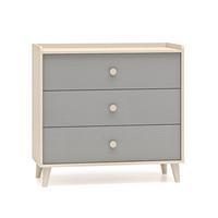 KINDERKOMMODE Alycia Beige - Grau - Holzeffekt - Grau, Holz (90/85/40cm) - Petits-meubles