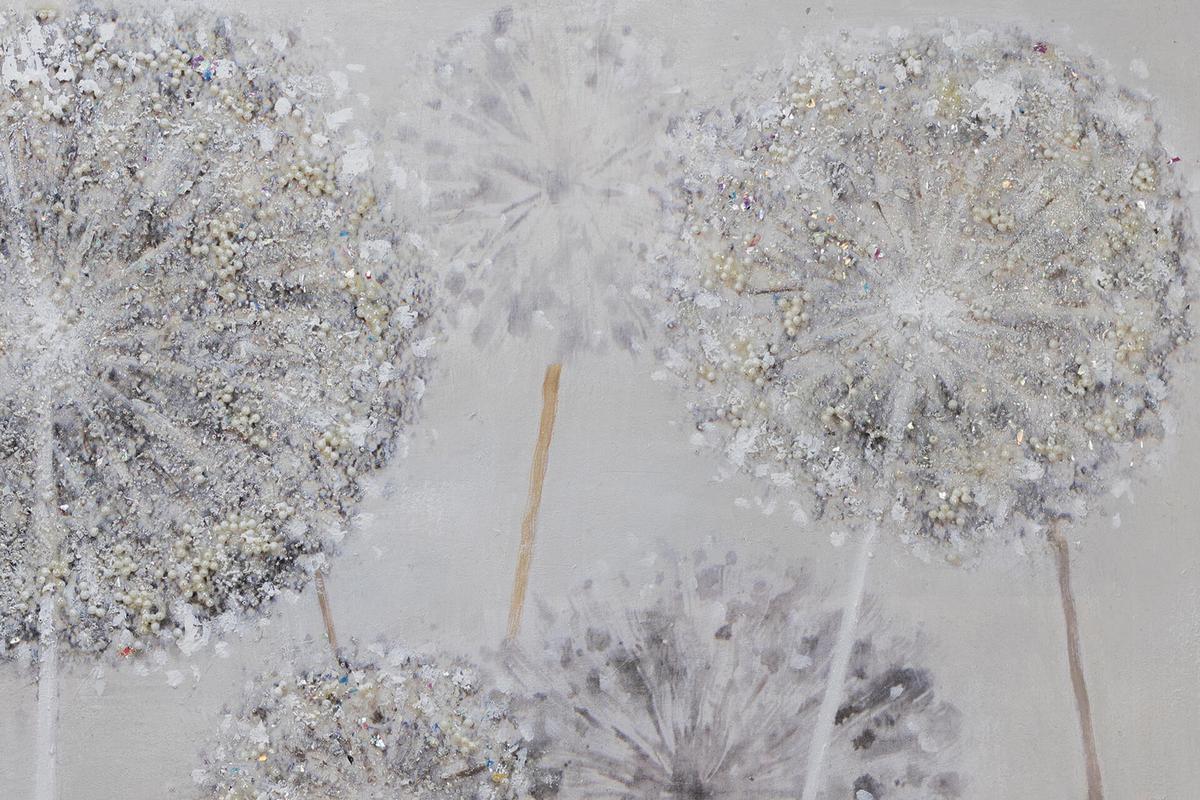 ACRYLBILD HANDGEMALT 120/60 cm - Taupe, Holz/Textil (120/60cm) - KUNSTLOFT