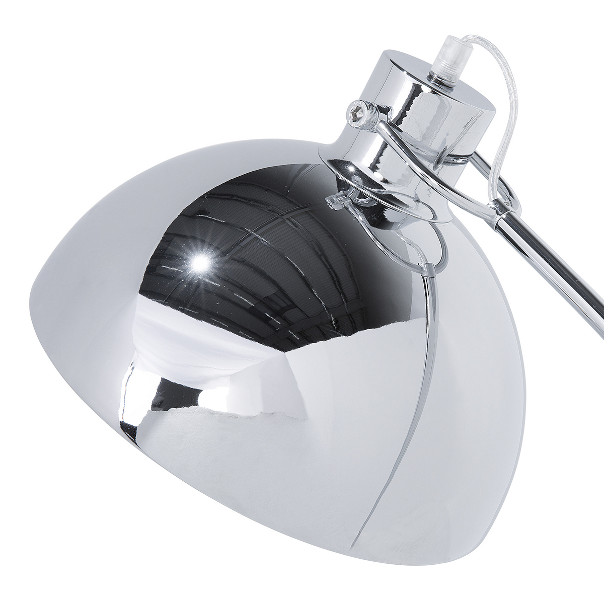 STEHLAMPE Dintel 25/25/155 cm - Silberfarben, Metall (25/25/155cm) - Beliani