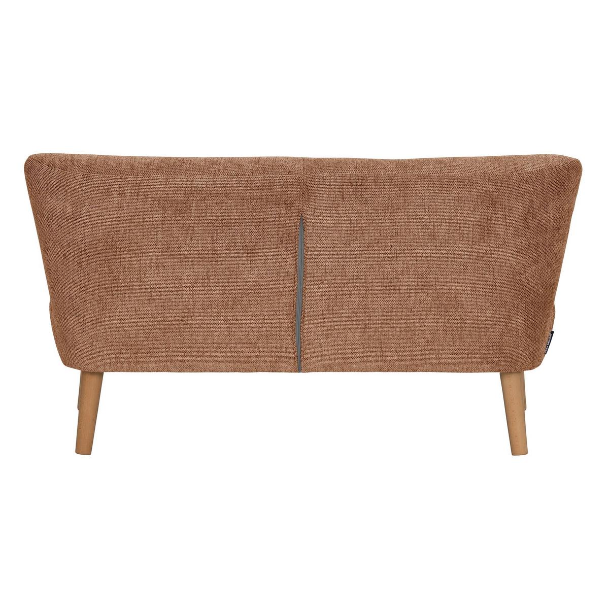 KINDERSOFA 2-Sitzer Katya Flachgewebe hellbraun - Hellbraun, Kunststoff (97/54/50cm) - 58aufmkessel
