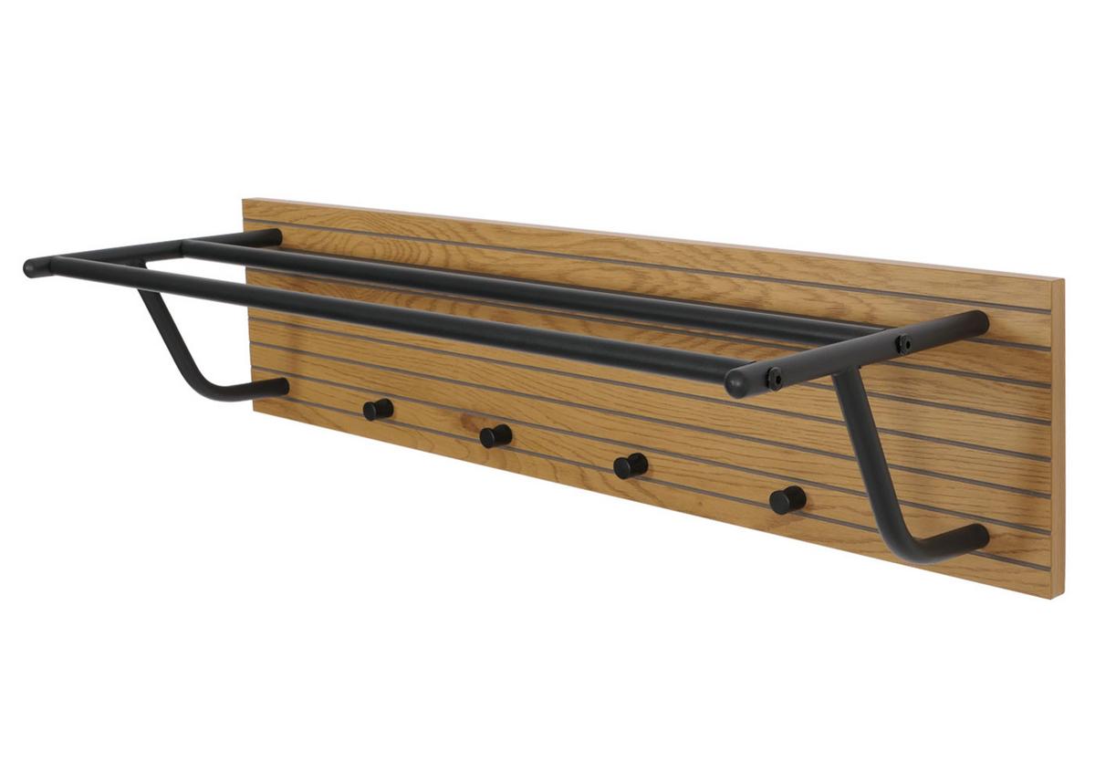 WANDGARDEROBE Braun - Braun, Holz (80/20/27cm) - MCW