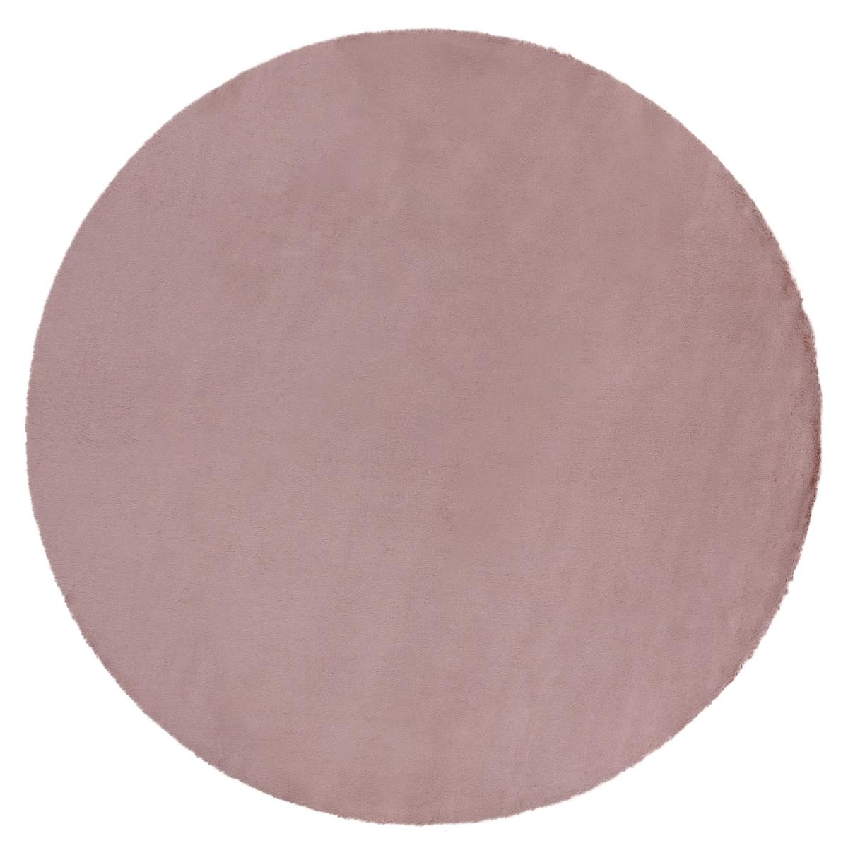 TEPPICH Bunny 80 cm - Pink, Textil (80/80cm) - rugsX