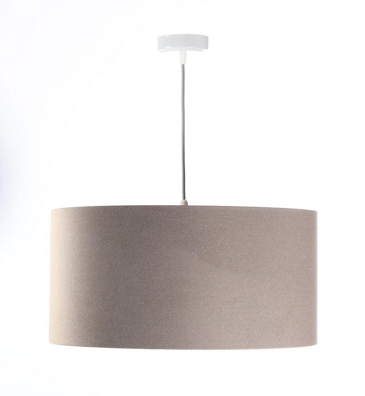 HÄNGELEUCHTE Silber 60/30 cm - Beige/Silberfarben, Kunststoff (60/1.1/30cm) - ONZENO