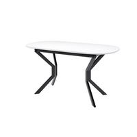 ESSTISCH VITO M Ausziehbar 150 - 190 / 80 x 77 cm - Schwarz/Weiß, Holz (150/80/77cm) - MASSENO