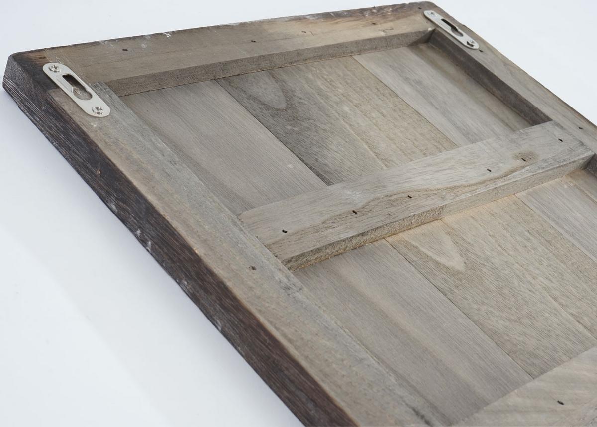 WANDSCHILD KEEP CALM SHABBY-LOOK Dunkelbraun - Dunkelbraun, Holz (31/41/2cm) - MCW