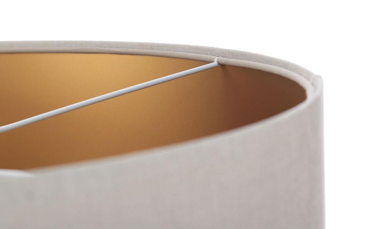 HÄNGELEUCHTE Gold 50/25 cm - Beige/Goldfarben, Kunststoff (50/0.8/25cm) - ONZENO