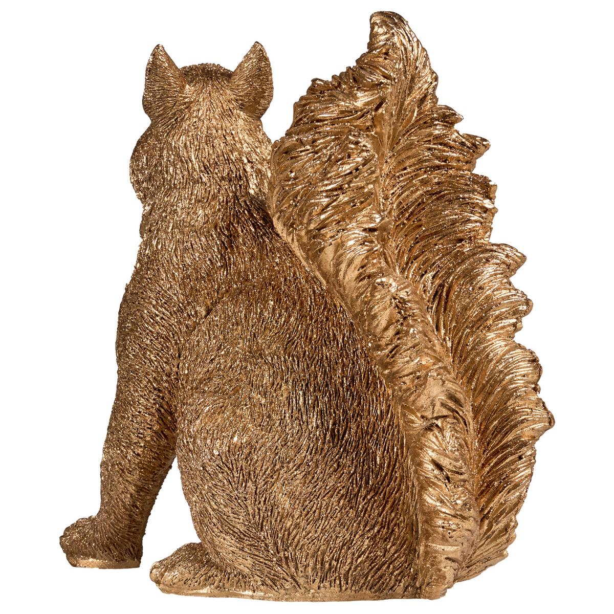 TISCHLAMPE Eichhörnchen Gold Pinoli - Messingfarben/Goldfarben, Kunststoff (23/13/24cm) - Beliani