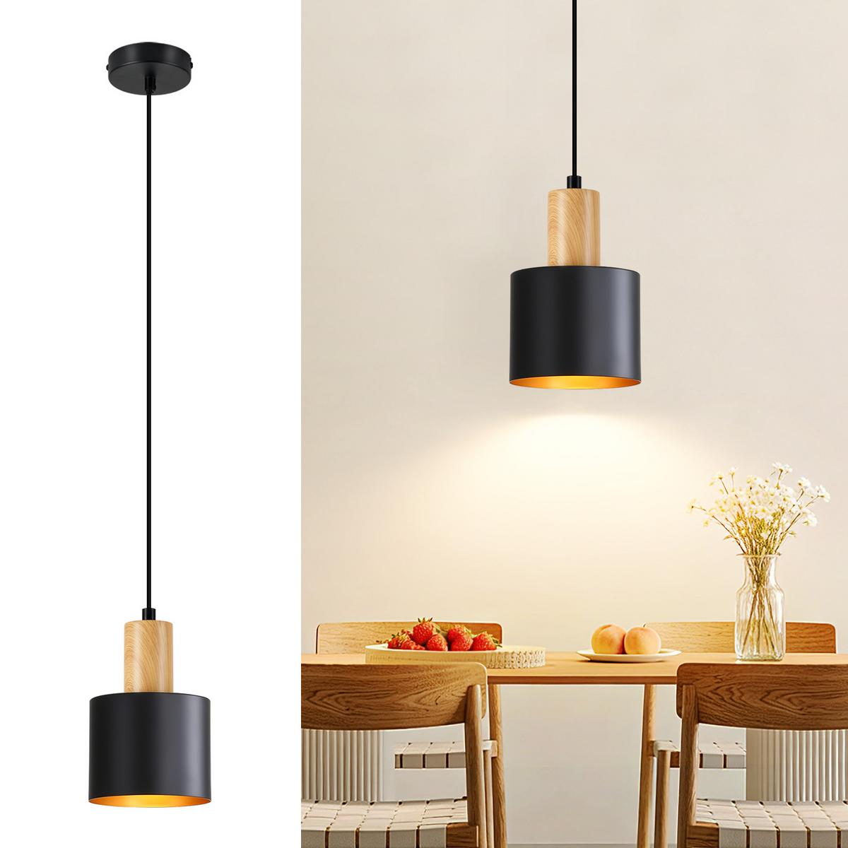 PENDELLEUCHTE Corinor 12/10/173.5 cm - Schwarz, Metall (12/10/173.5cm) - ZMH