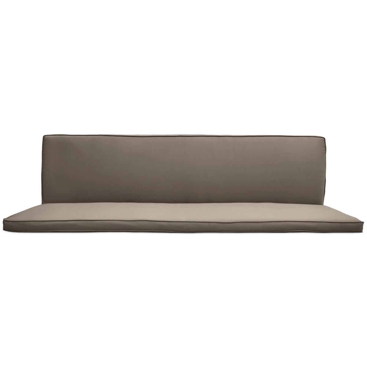 AUFLAGE für Hollywoodschaukel Loft HS 180x50cm Taupe - Taupe, Textil (100/180cm) - Beautissu 