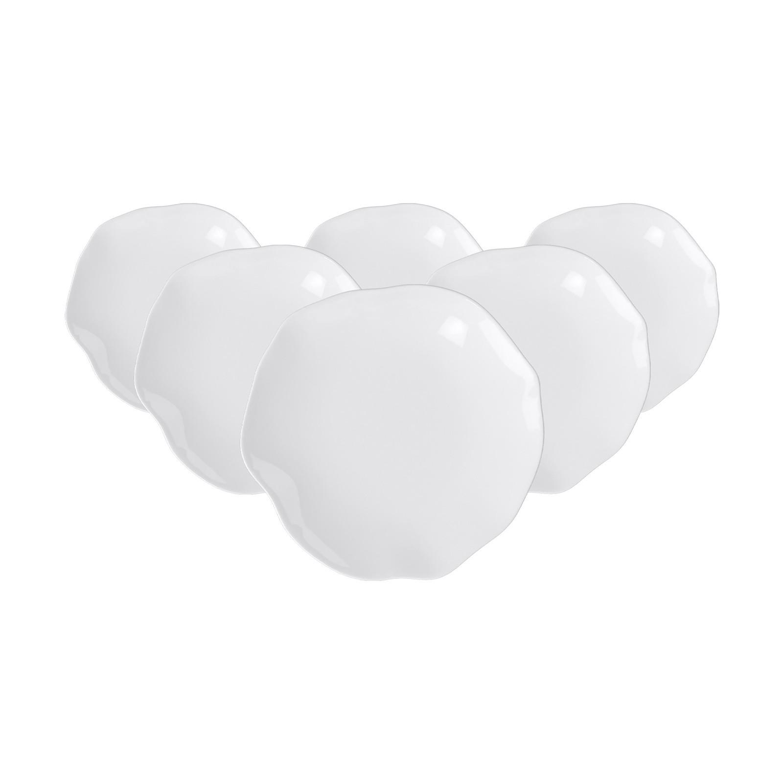 FRÜHSTÜCKSTELLER Pura weiß ø 22 cm 6er Set - Weiß, Keramik (22cm) - Villeroy & Boch
