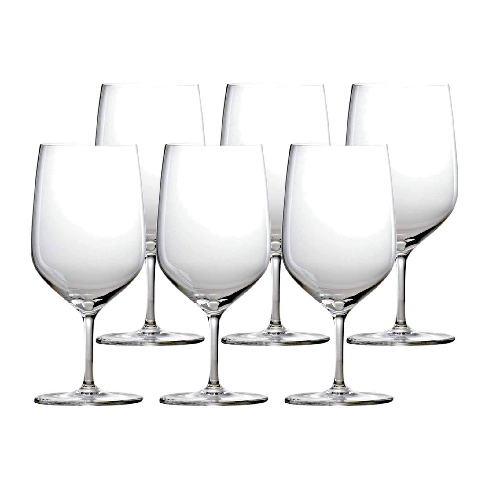 WASSERKELCHE MUNDGEBLASEN Q1 transparent 460 ml 6er Set - Transparent, Glas (0.46L) - Stölzle Lausitz