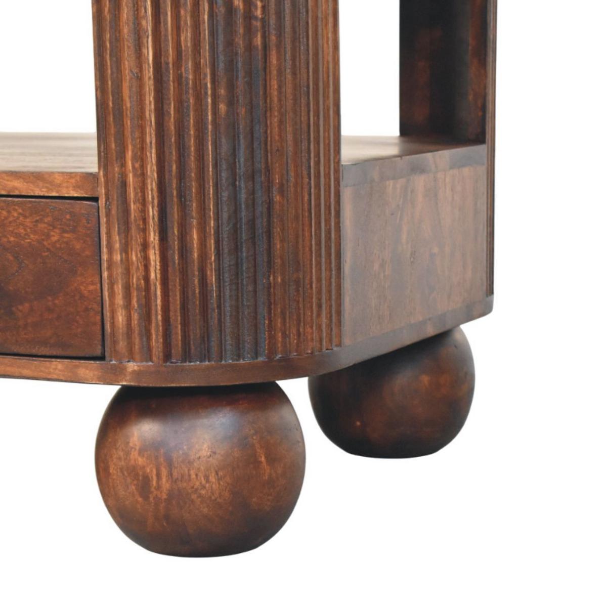 KAFFEETISCH California, 2 Schubladen, Dunkelbraun - Dunkelbraun, Holz (85/55/46cm) - Artisan Furniture