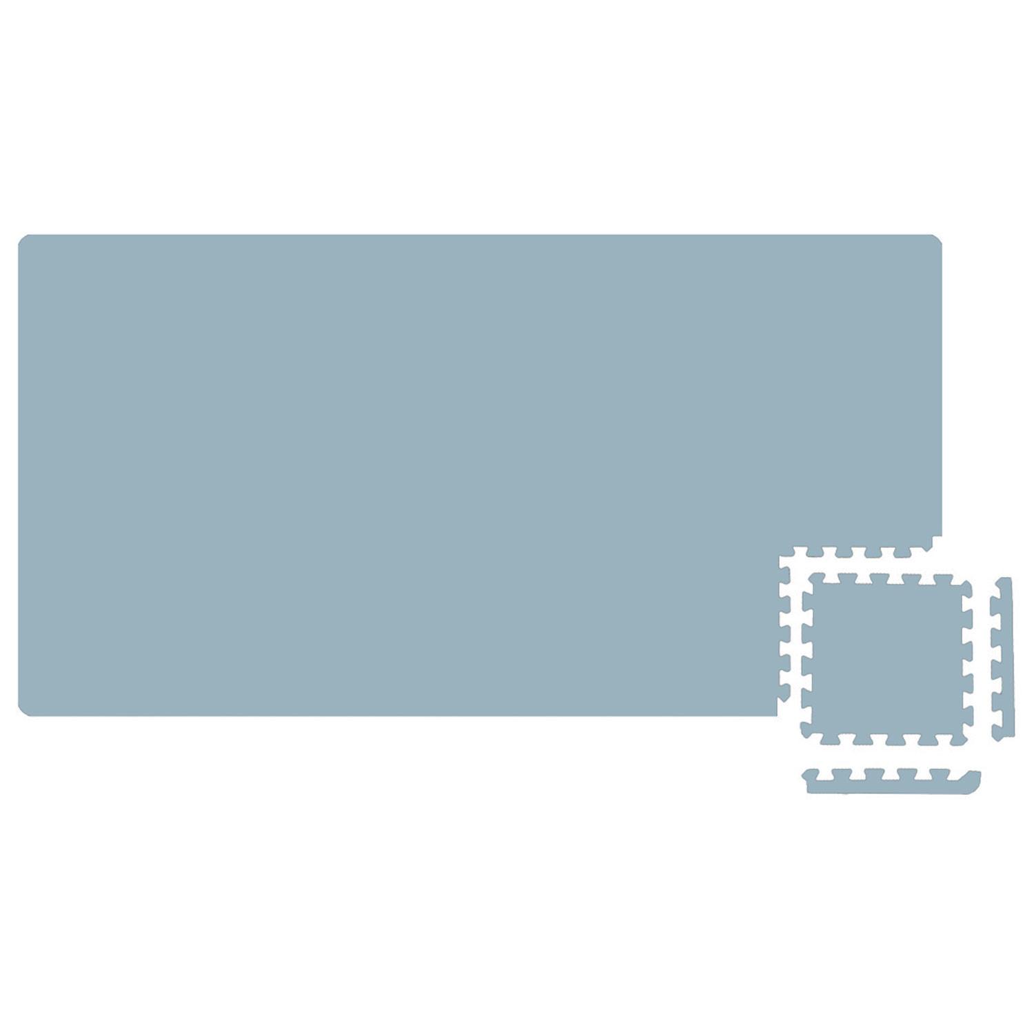 BODENSCHUTZMATTE 30x30x1 cm, Grau, 9er Set - Grau, Kunststoff (30/30cm) - eyepower