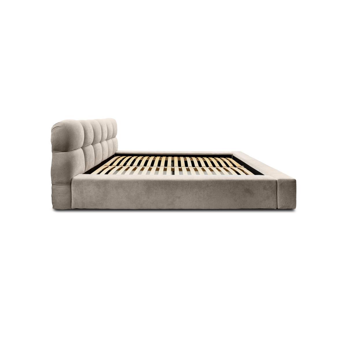 POLSTERBETT Grove In Ditra - Beige, Holzwerkstoff/Textil (140/200cm) - Fun Möbel