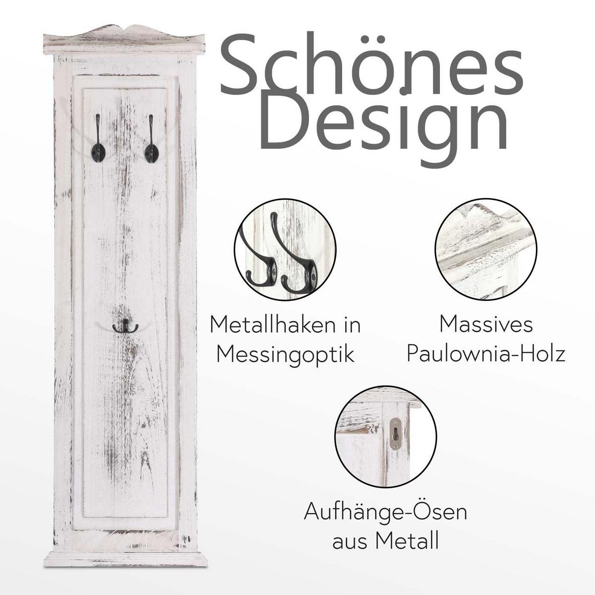 WANDGARDEROBE Grau, Braun 2er-Set - Braun/Grau, Holz (28/109/5cm) - MCW