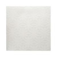TEPPICH Cremeweiß 160/160 cm Hood - Creme/Weiß, Textil (160/160cm) - Beliani