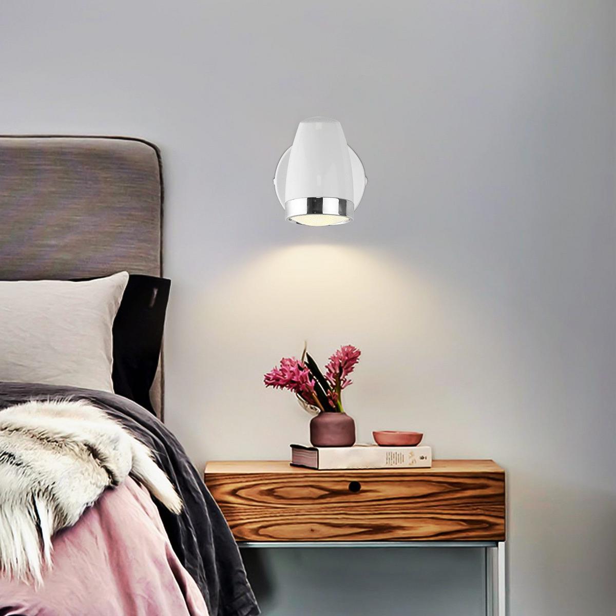 LED-DECKENSTRAHLER Lethbridge 8/13.5/5.6cm - Weiß, Metall (8/13.5/5.6cm) - Nettlife