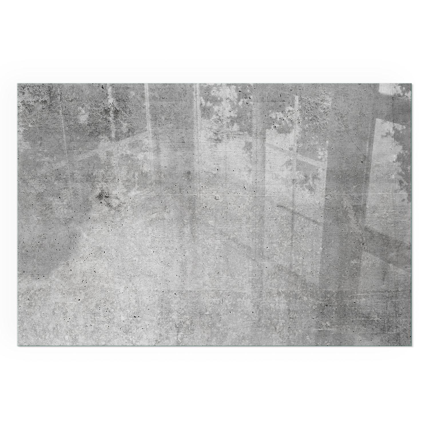GLASPLATTE für Kamin 60x40 cm - Grau, Glas (60/40/0.4cm) - TULUP