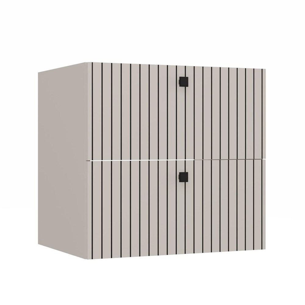 WASCHBECKENUNTERSCHRANK Kaschmir 60/57/46 - Kaschmir, Holzwerkstoff (60/57/46cm) - RAUMHIRSCH FURNITURE