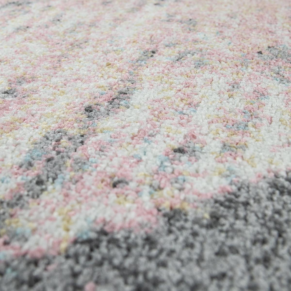KURZFLORTEPPICH, mit Farbverlauf, aus Polypropylen, Mehrfarbig, 60 x 100 cm - Multicolor, Textil (100/60cm) - KADIMA DESIGN