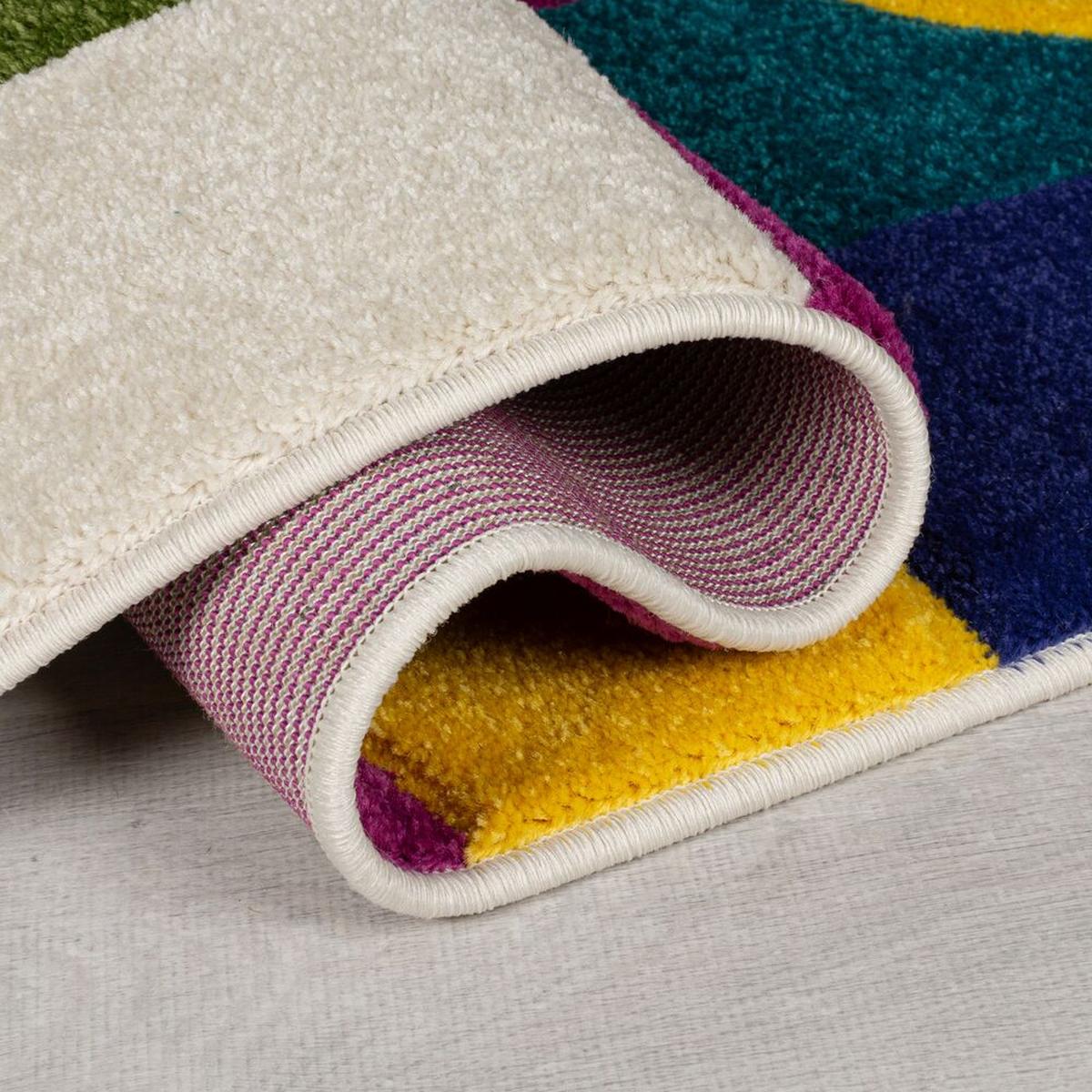 TEPPICH QUAGGY, geometrisch, Bunt, 66 x 230 cm - Multicolor, Textil (230/66cm) - KADIMA DESIGN