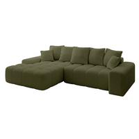 ECKSOFA Ottomane Links ENSI-L - 267x164x69 cm Olivgrün - Olivgrün, Holzwerkstoff/Kunststoff (267/164cm) - ALTDECOR