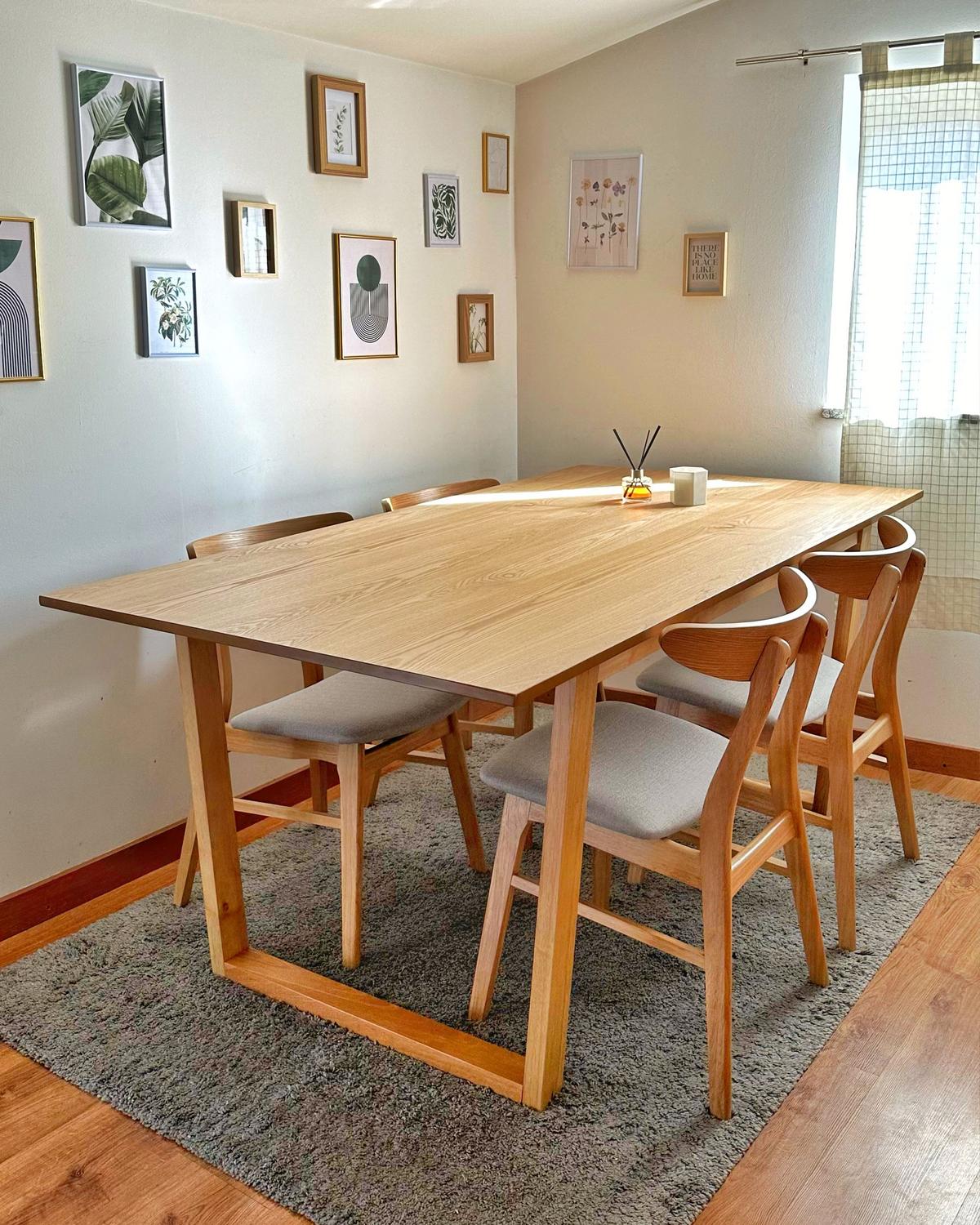 ESSTISCH Holz hellbraun 180/95 cm Camden - Hellbraun, Holzwerkstoff (180/95/76cm) - Beliani