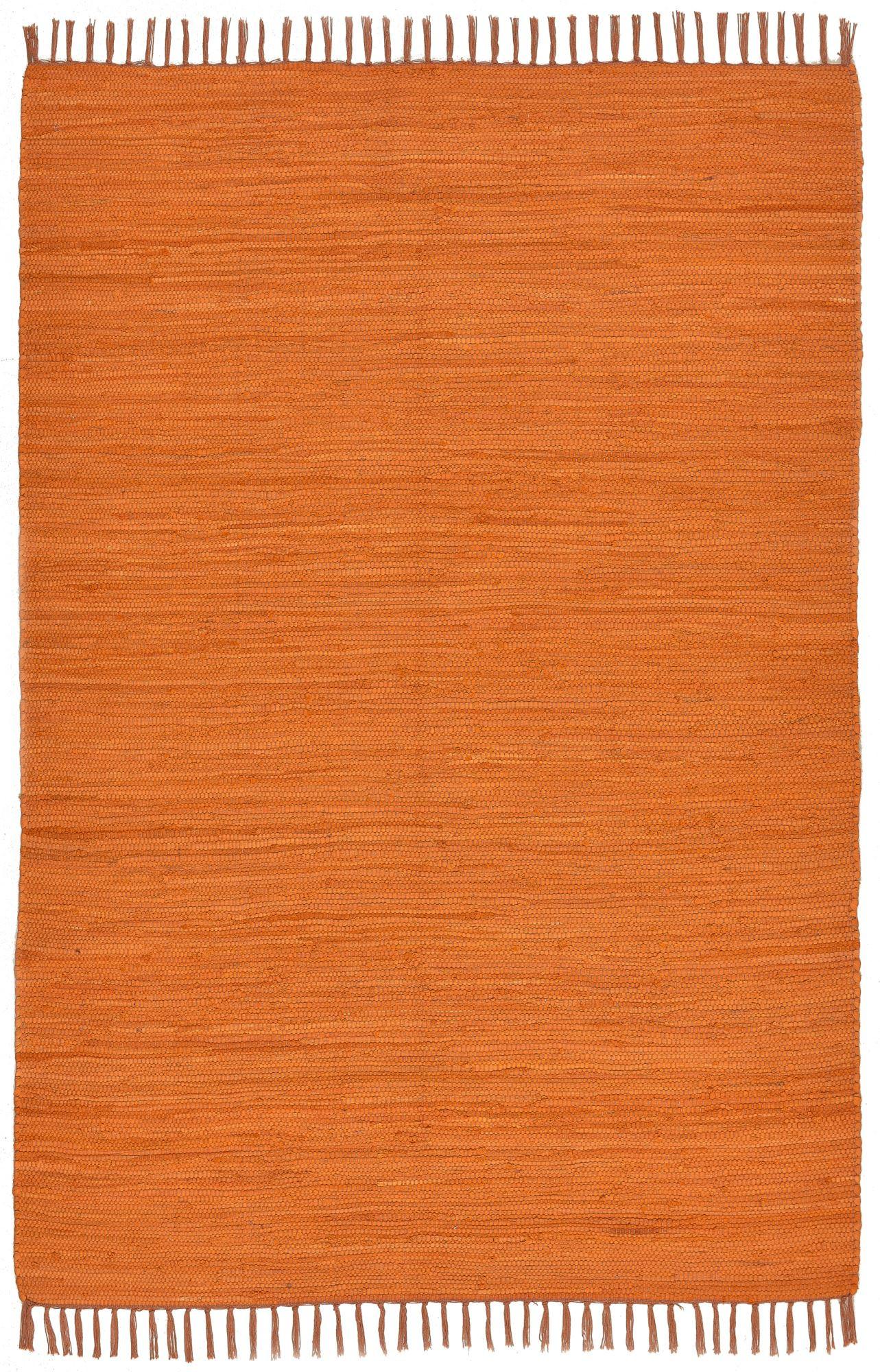 FLECKERLTEPPICH Chindi 40x60 cm - Terracotta, Textil (40/60cm) - Rug and Roll