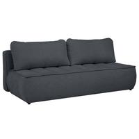 SCHLAFOSOFA Doris mit Schlaffunktion und Bettkasten, DL-System, Schwarz - Schwarz, Textil (210/88/100cm) - Beautysofa
