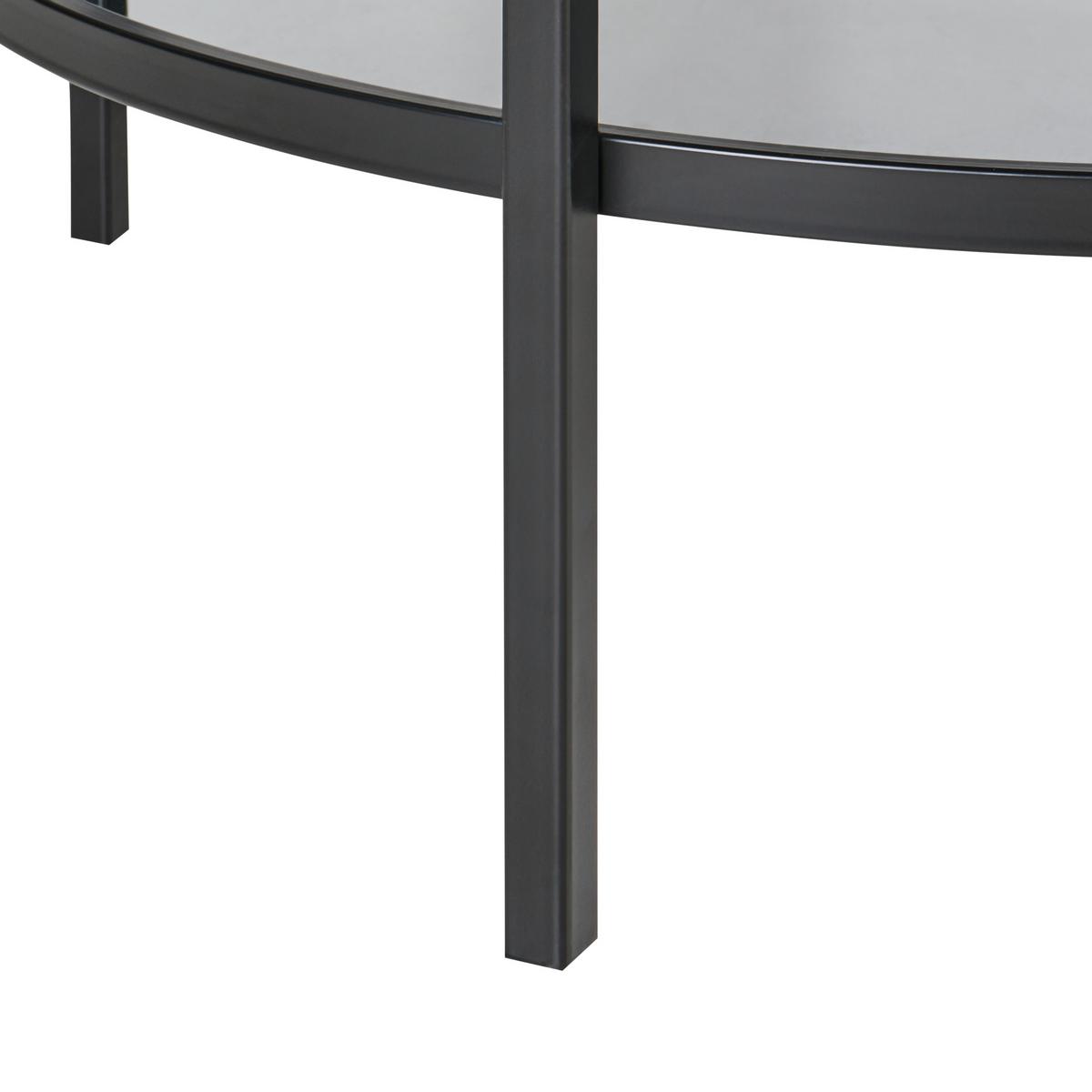 COUCHTISCH Sicherheitsglas Schwarz Tellaka - Schwarz, Glas (80/80/45cm) - Beliani
