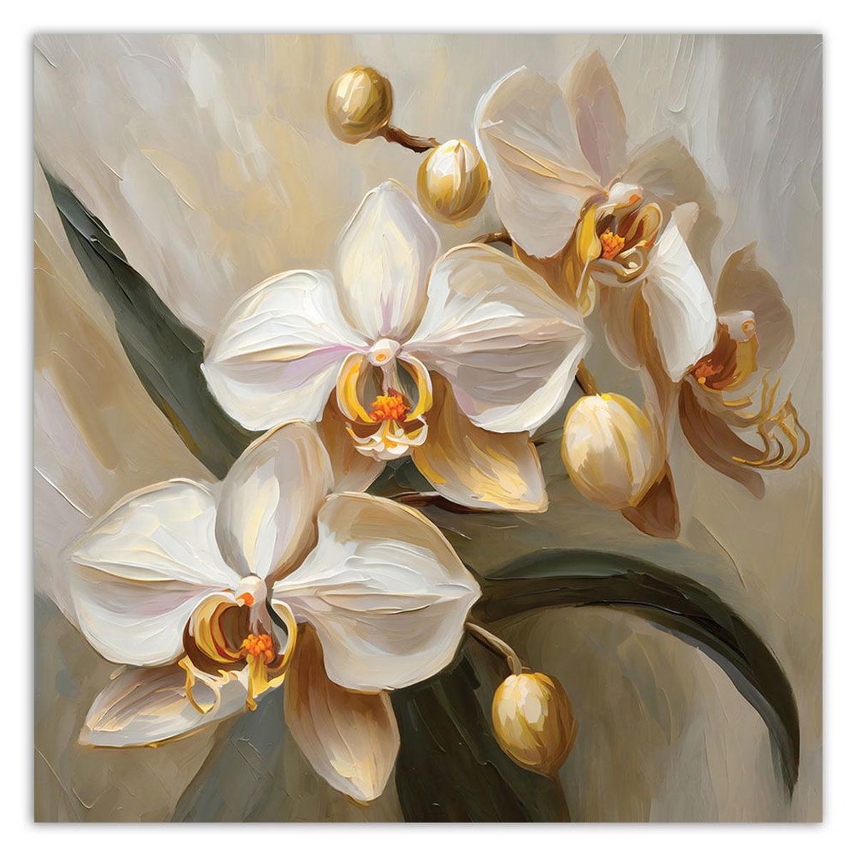 KUNSTDRUCK Gold 40/40 cm - Goldfarben, Textil (40/40cm) - KUNSTLOFT