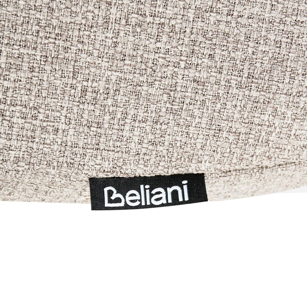 ESSZIMMERSTUHL 2er-Set Stoff Hellbeige Loleta - Beige, Textil (47/84/57cm) - Beliani