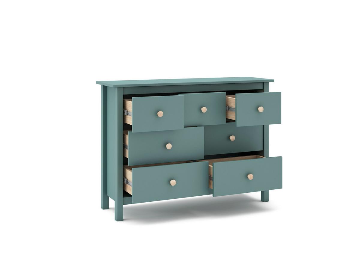 KOMMODE Max Grün 110/40/80 cm - Grün, Holz (40/80/110cm) - Calicosy