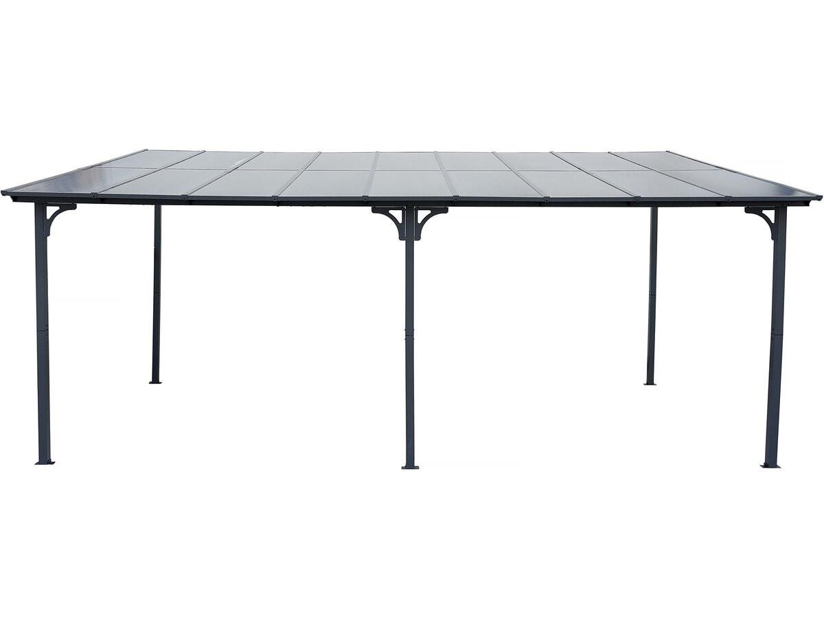 PARTYZELT UND PAVILLON marvin Grau - Grau, Metall (298/243/545cm) - Habitat Garten