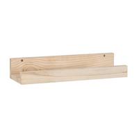 WANDREGAL aus massiver Kiefer - L40 x H7 cm - Eschefarben, Holzwerkstoff (12.5/7/11.5cm) - Calicosy